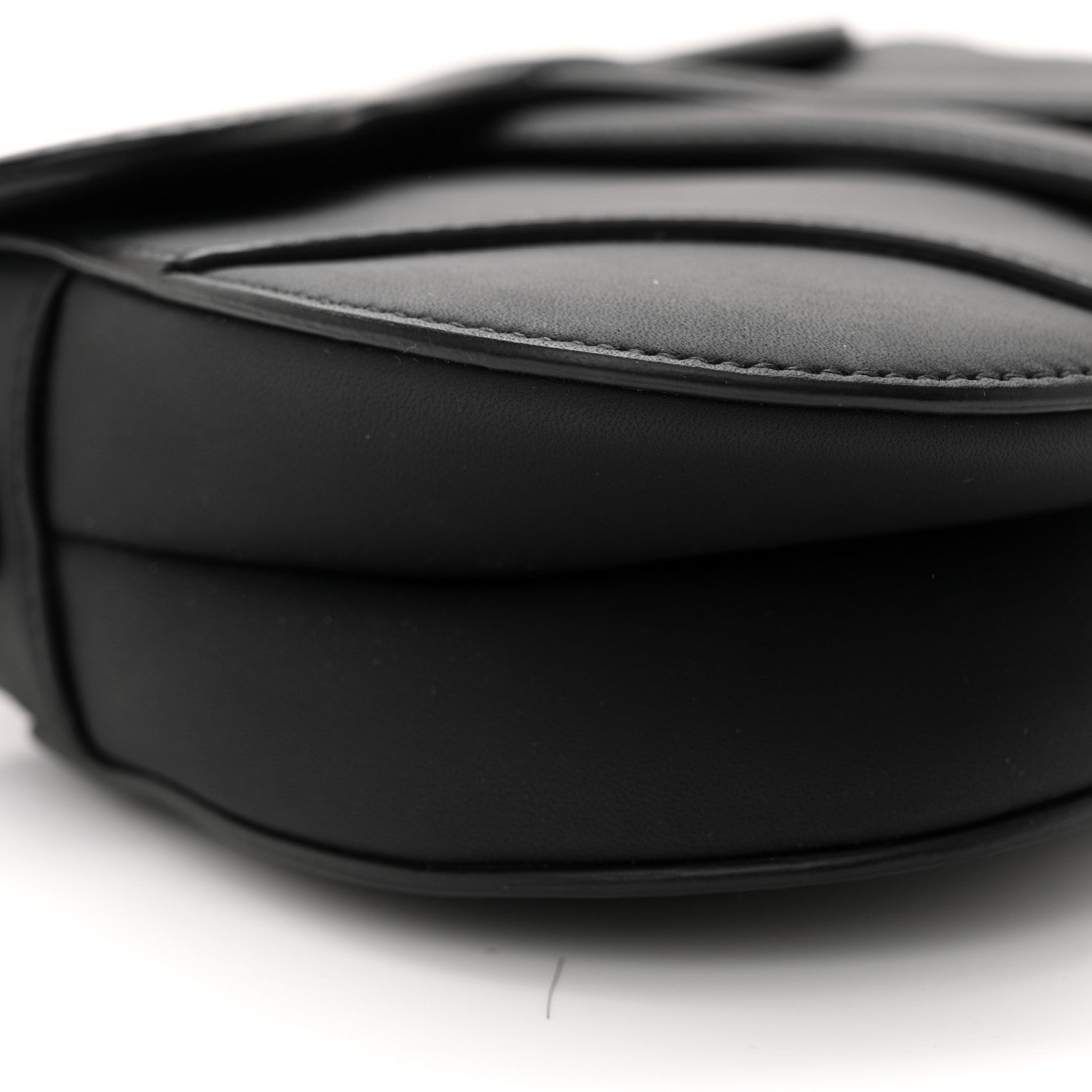 Christian Dior Ultra Matte Calfskin Mini Saddle Bag Black 8 of 13