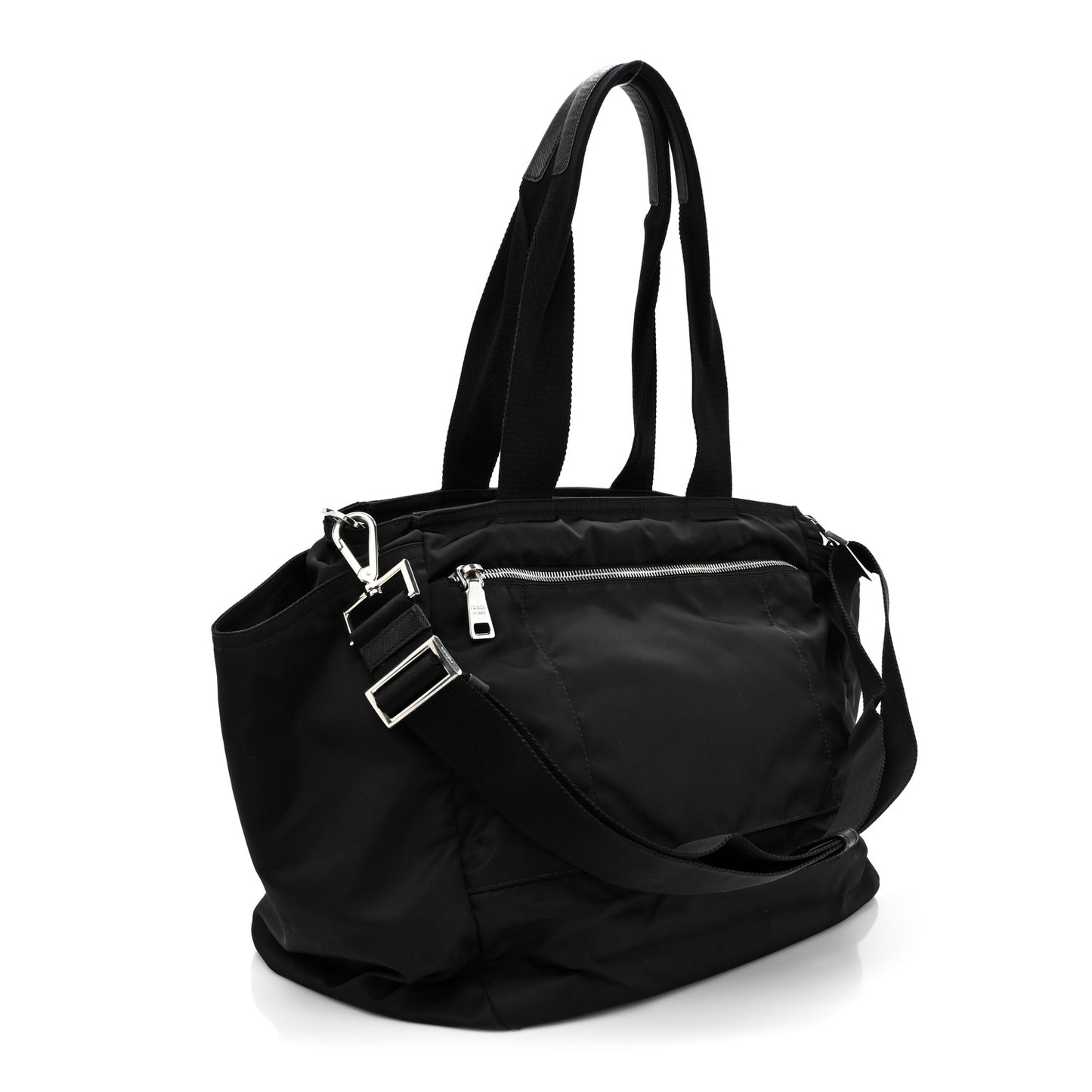 Nylon Vela Baby Bag Black
