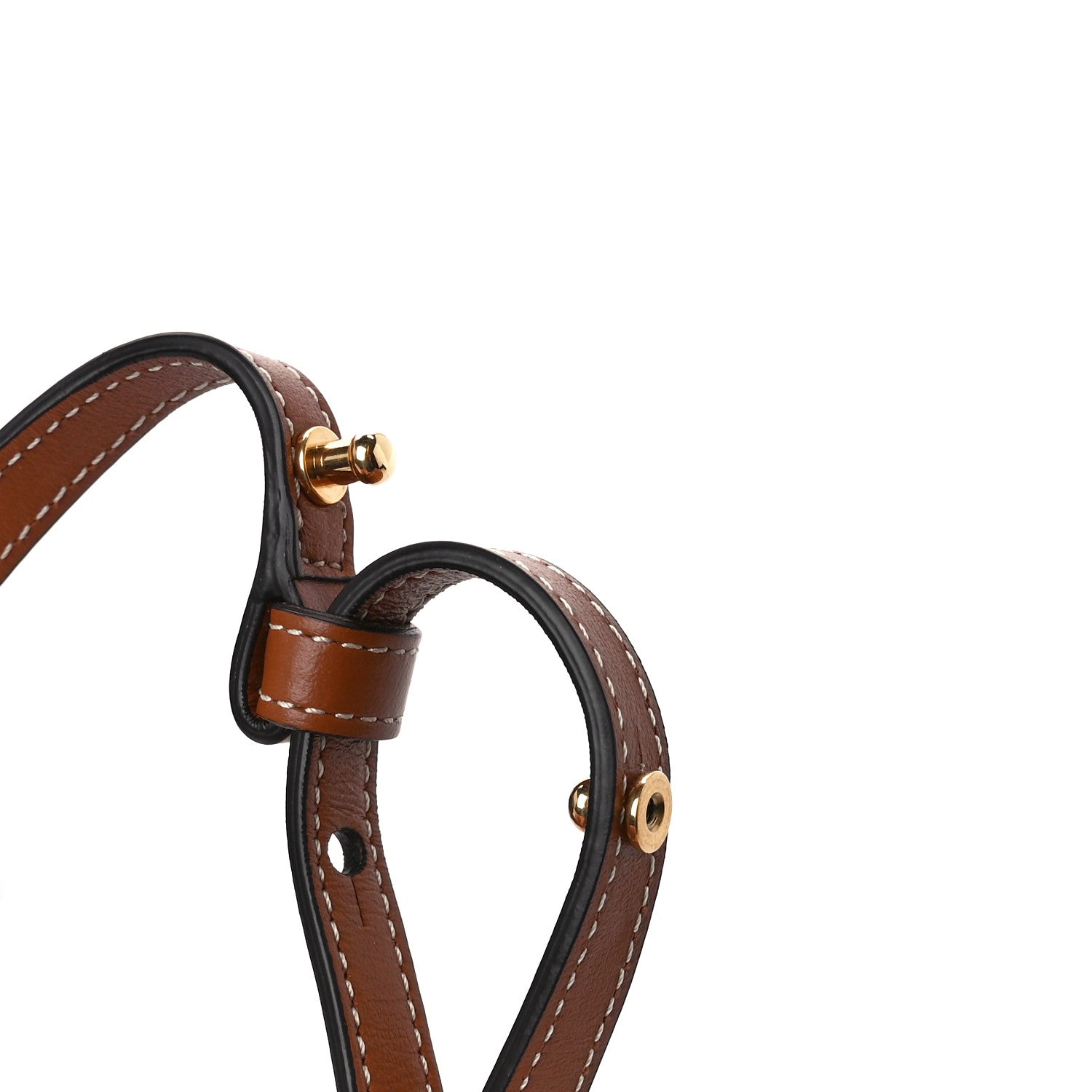Celine Triomphe Canvas Lambskin Wallet On Strap Tan 13 of 14