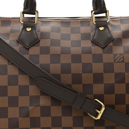 Louis Vuitton Damier Ebene Speedy Bandouliere 30 8 of 10