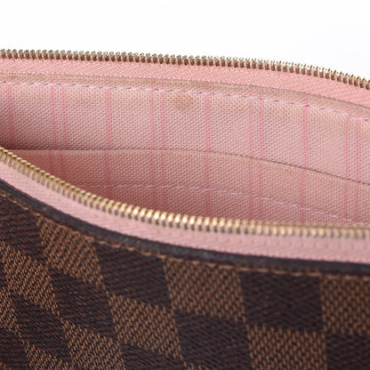 Louis Vuitton Damier Ebene Neverfull MM GM Pochette Rose Ballerine 8 of 10