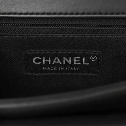 Chanel Calfskin Coco Eyelets Small Flap Bag Black 6 of 11