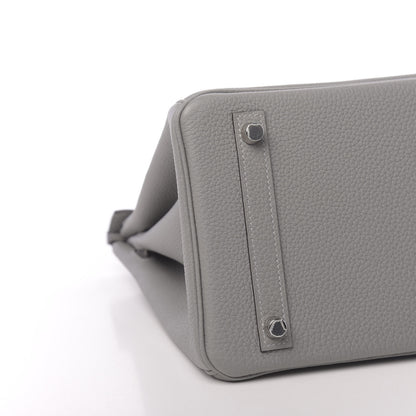 Hermes Togo Birkin 30 Gris Mouette 9 of 11