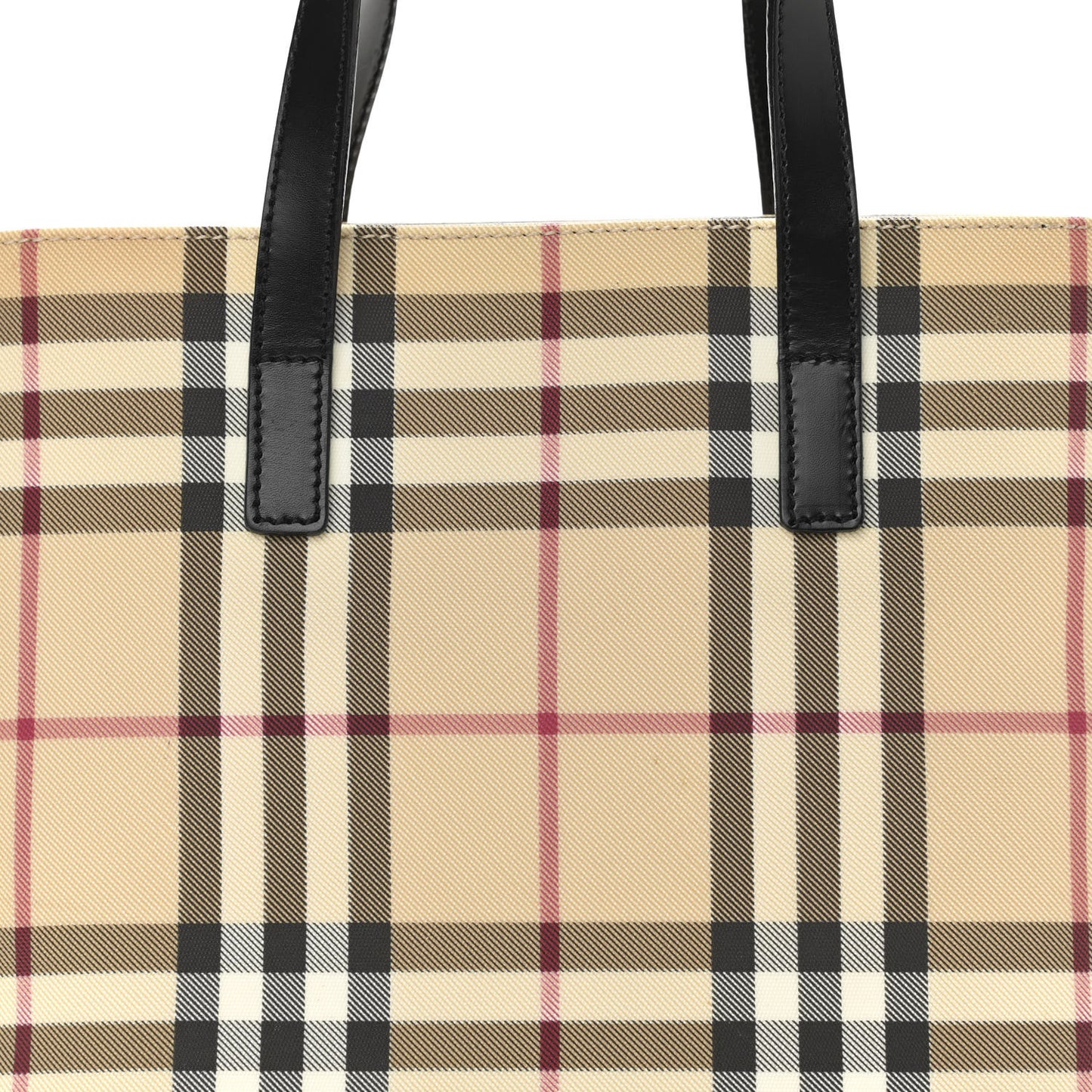 Canvas House Check Mini Tote Black