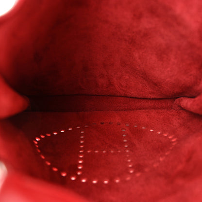Hermes Taurillon Clemence Evelyne II GM Rouge Garance 5 of 11