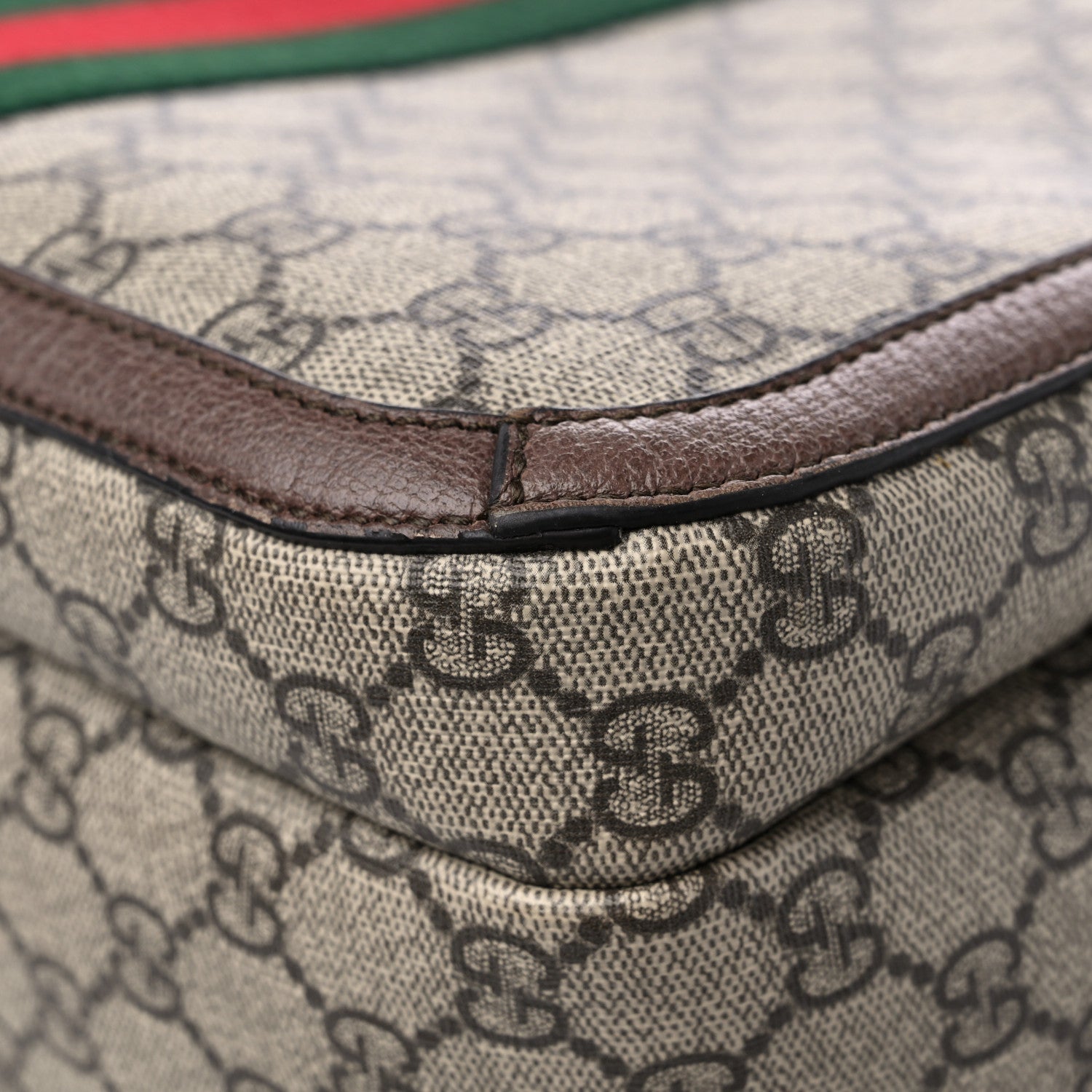 Gucci GG Supreme Monogram Medium Ophidia Day Backpack Brown 9 of 12