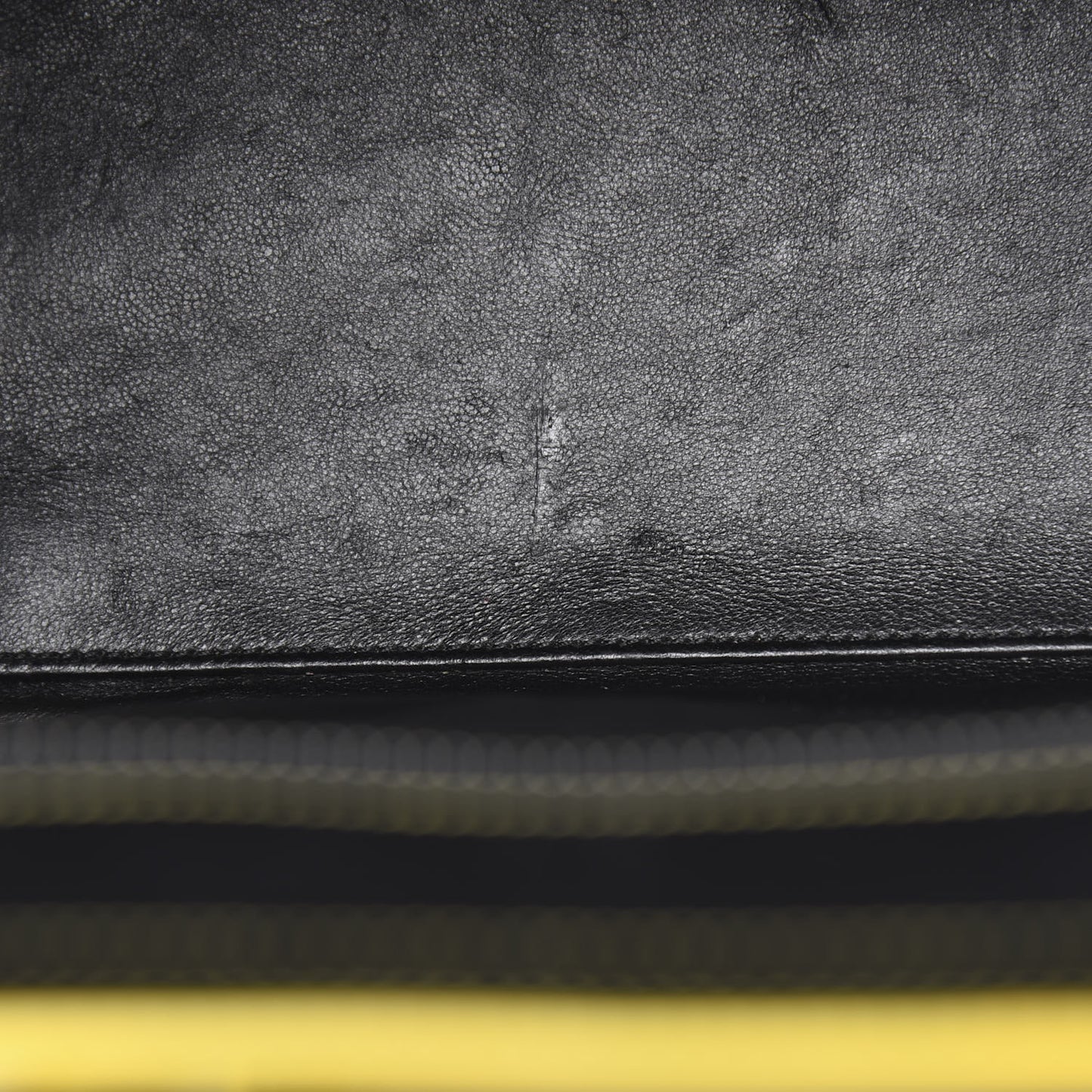 Satin Calfskin Micro Debossed Luggage Black
