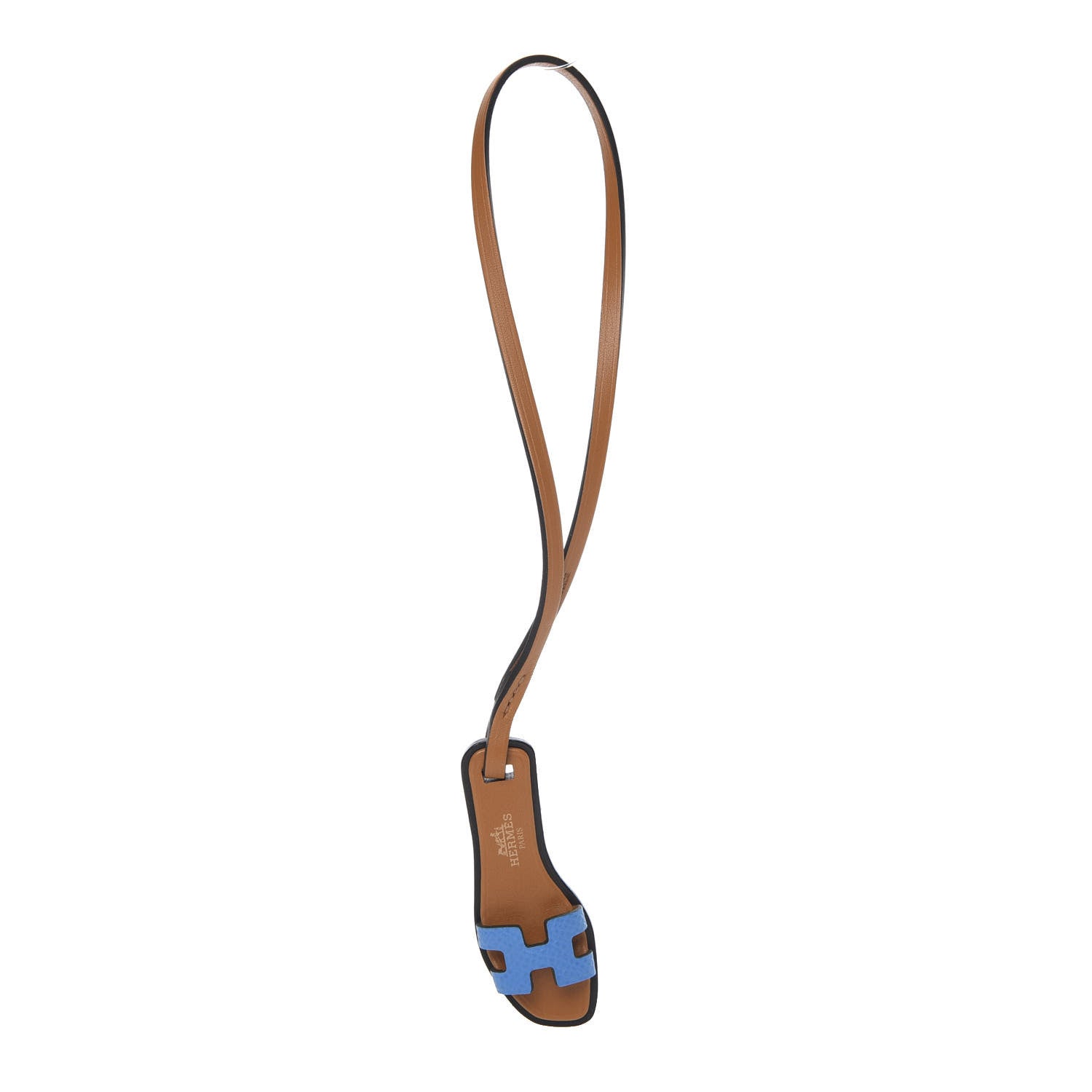 Hermes Epsom Butler Calfskin Hunter Oran Nano Bag Charm Bleu Frida 1 of 5