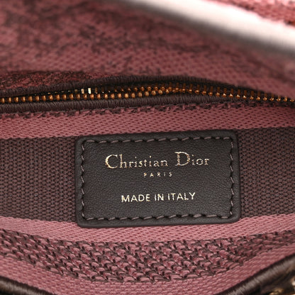 Christian Dior Canvas Toile De Jouy Embroidered Mini Lady D-Lite Gray Pink 6 of 10
