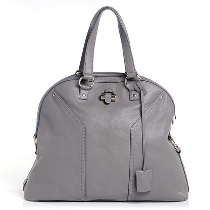 Saint Laurent Leather Oversized Muse Grey 1 of 8