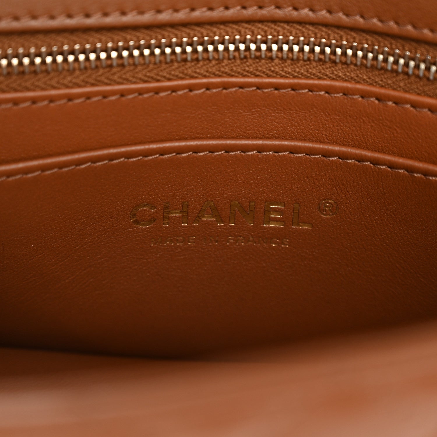 Chanel Lambskin Quilted Mini Rectangular Pearl Crush Flap Brown 6 of 10