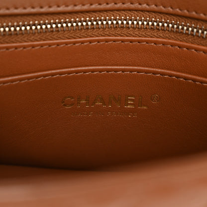 Chanel Lambskin Quilted Mini Rectangular Pearl Crush Flap Brown 6 of 10