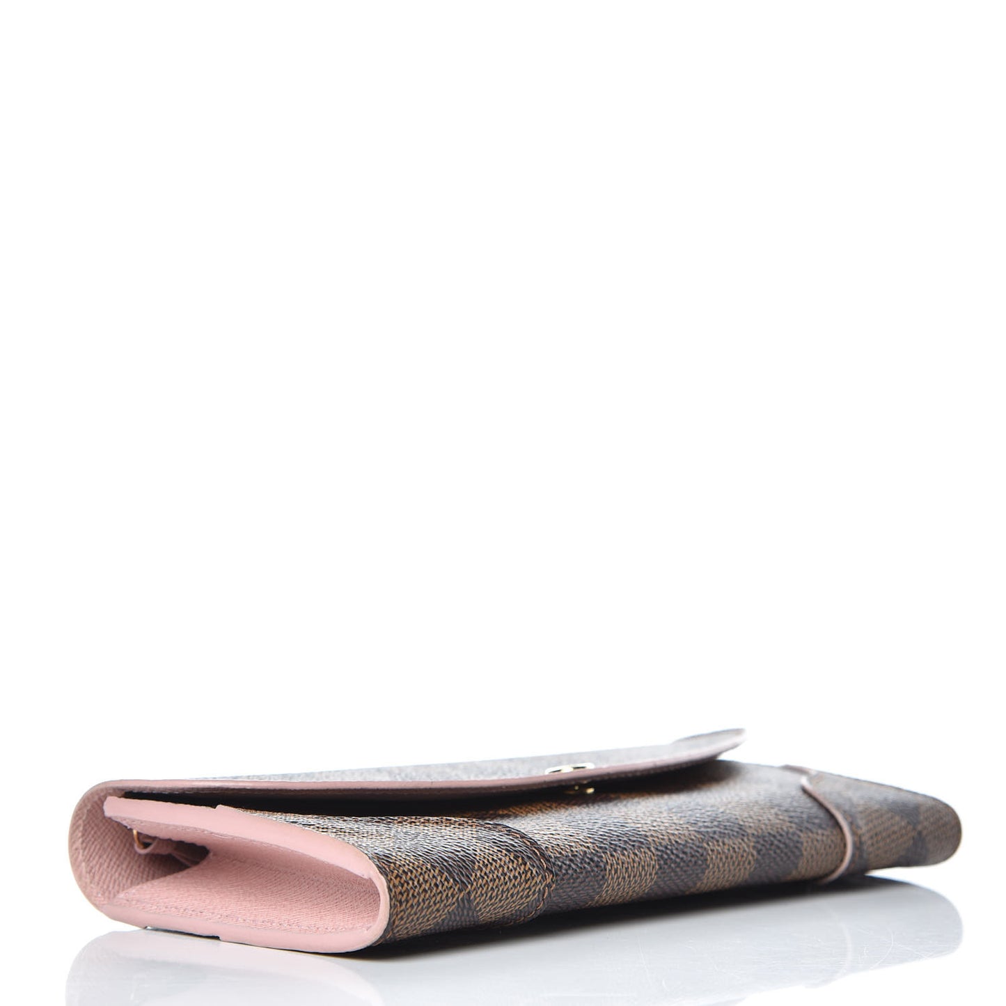 Damier Ebene Caissa Wallet Rose Ballerine