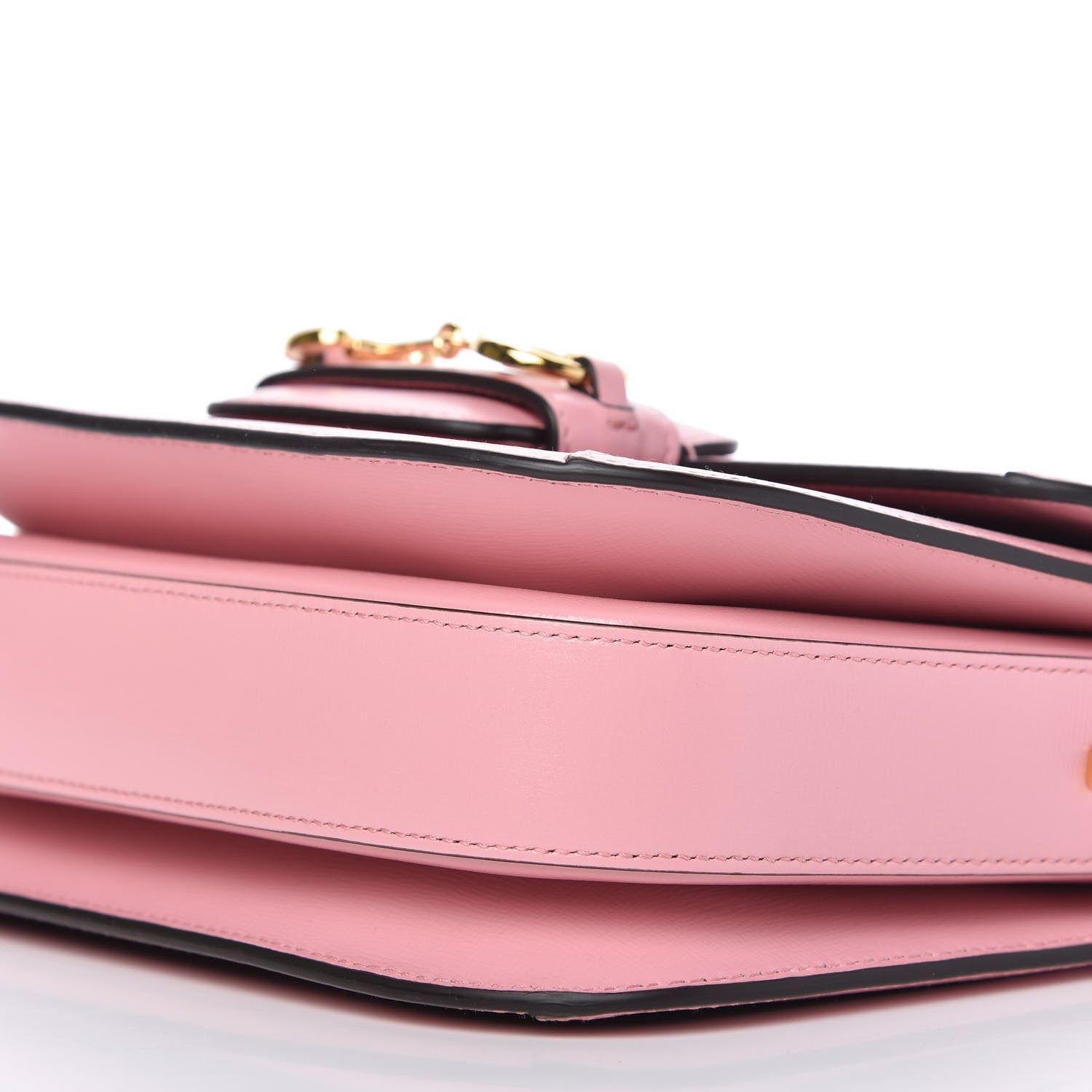 Gucci Azalea Calfskin Horsebit 1955 Shoulder Bag New Cherry Red Wild Rose 7 of 10