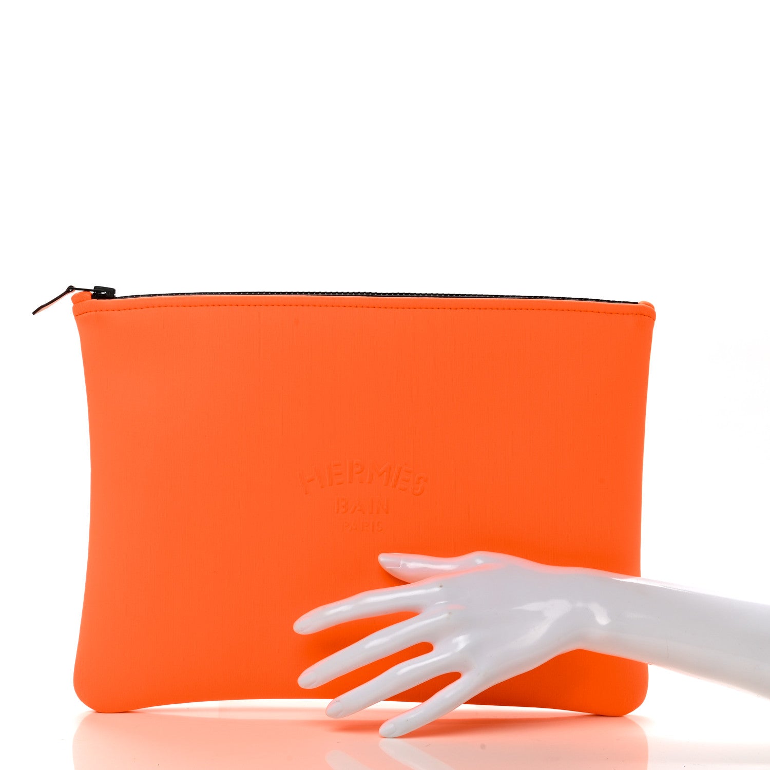 Hermes Neoprene Large Neobain Case Orange 2 of 6