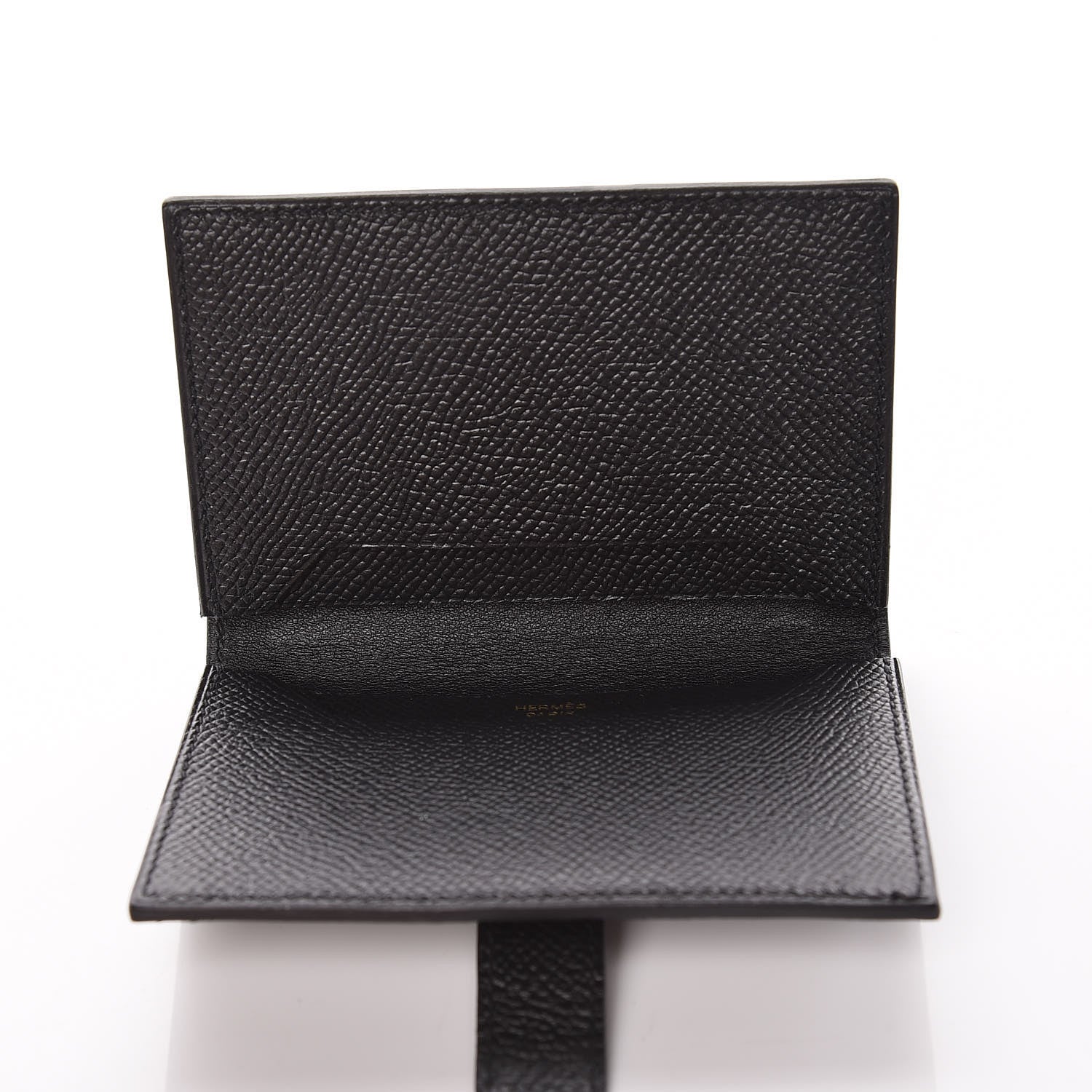 Hermes Epsom Bearn Card Holder Wallet Black 5 of 8