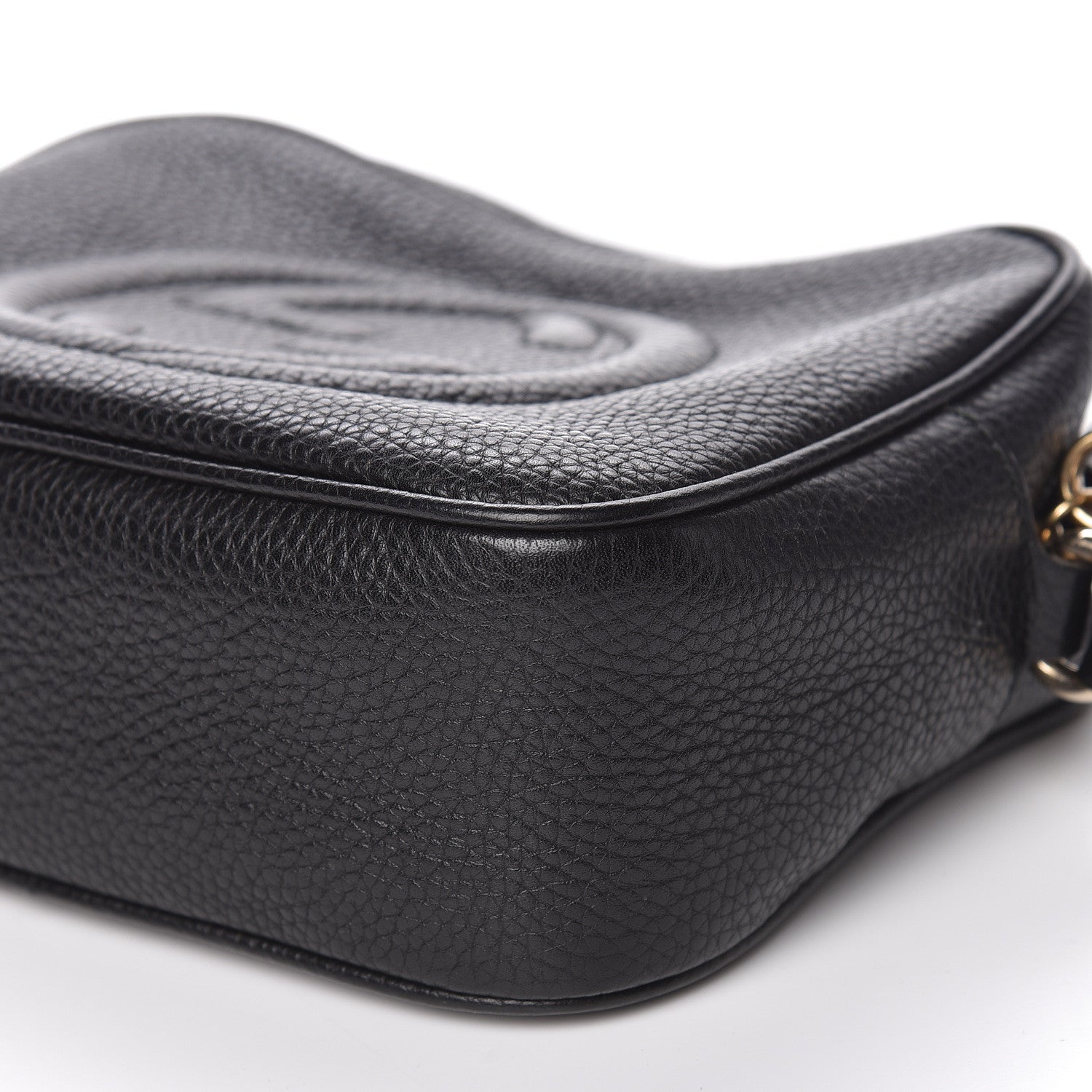 Gucci Pebbled Calfskin Small Soho Disco Bag Black 8 of 10