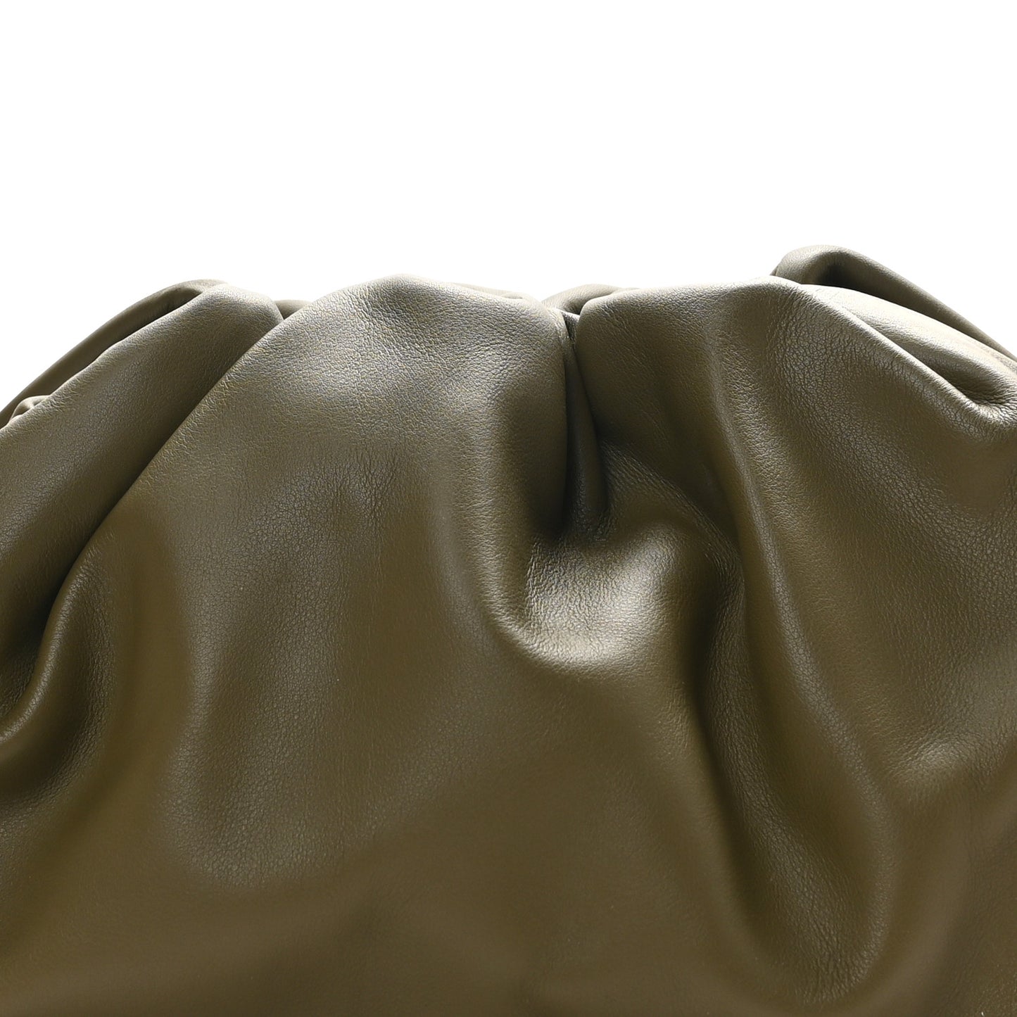 Smooth Butter Calf The Pouch Oversized Clutch Mud