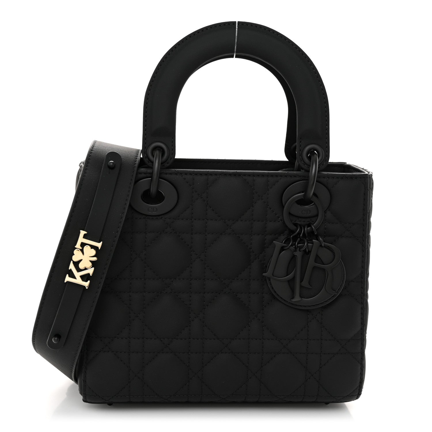 Christian Dior Ultra Matte Calfskin Cannage Small My ABCDior Lady Dior Black 1 of 11