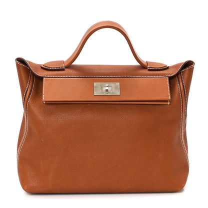 Hermes Barenia Faubourg 24/24 35 Fauve 1 of 11