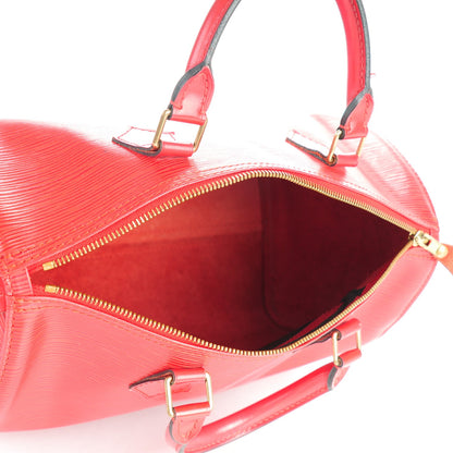 Louis Vuitton Epi Speedy 30 Rouge 9 of 13