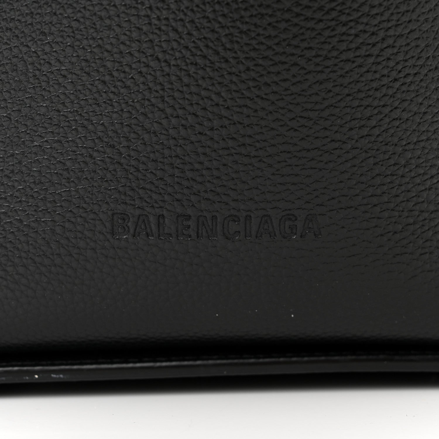 Balenciaga Calfskin Logo Embossed Small Tool 2.0 North-South Tote Black 7 of 12