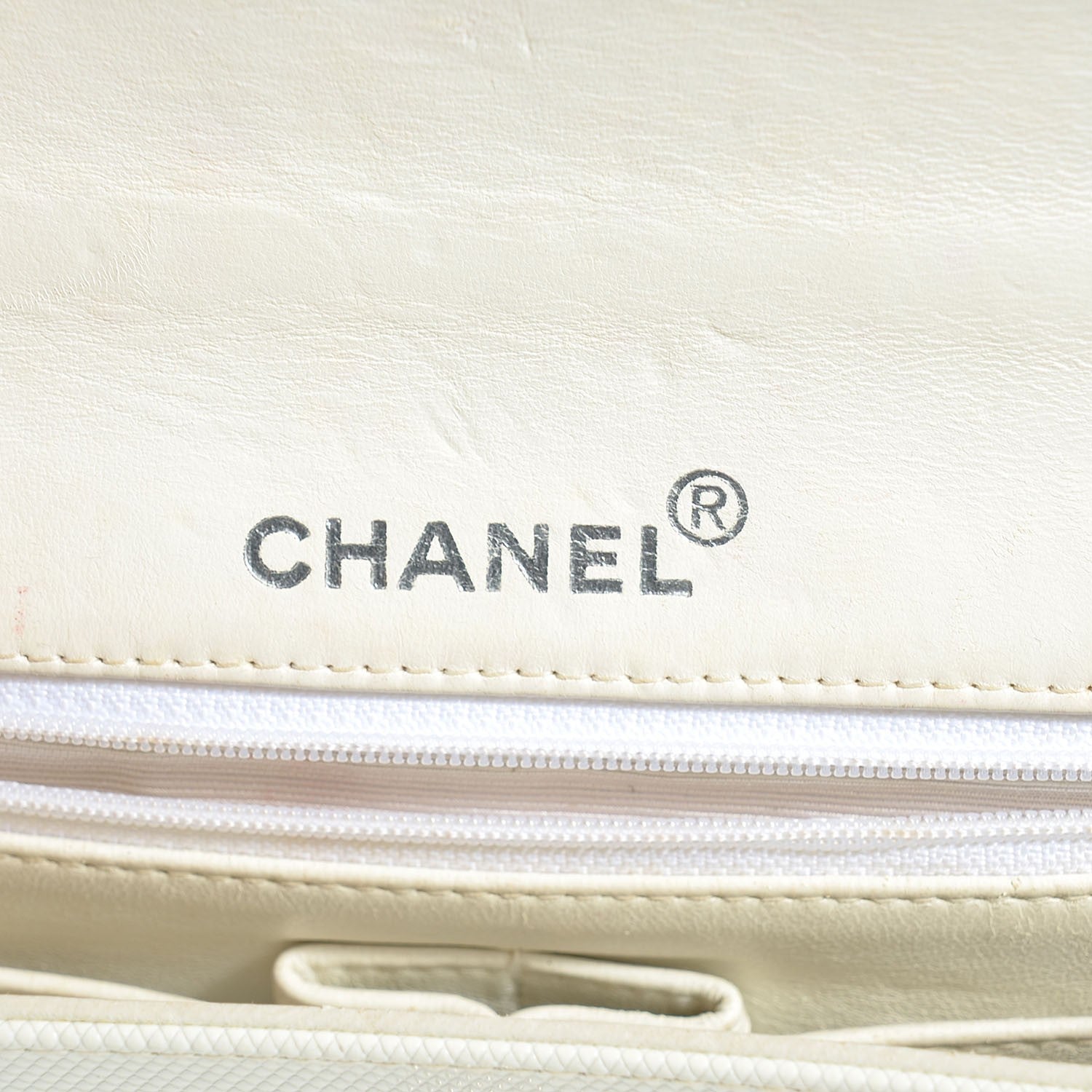 Chanel Lizard Quilted Small Flap White 6 of 9