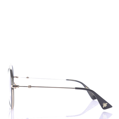 Gucci Round Sunglasses GG 0061S Black 3 of 7