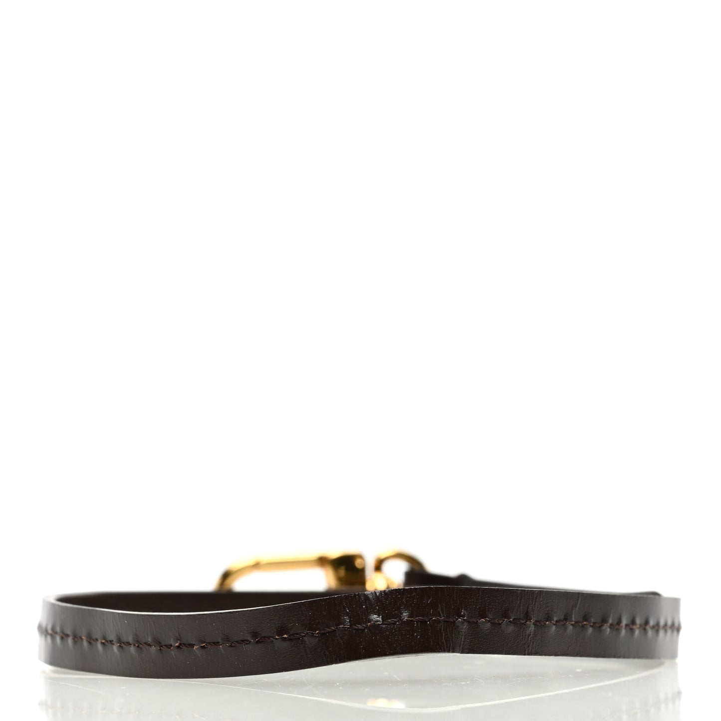 Calfskin Pochette Accessories Strap Brown