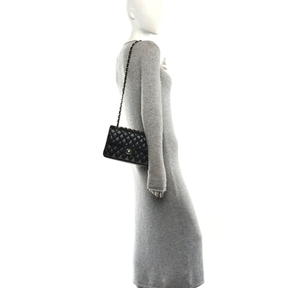 Chanel Lambskin Quilted Small Double Flap Black 2 of 11