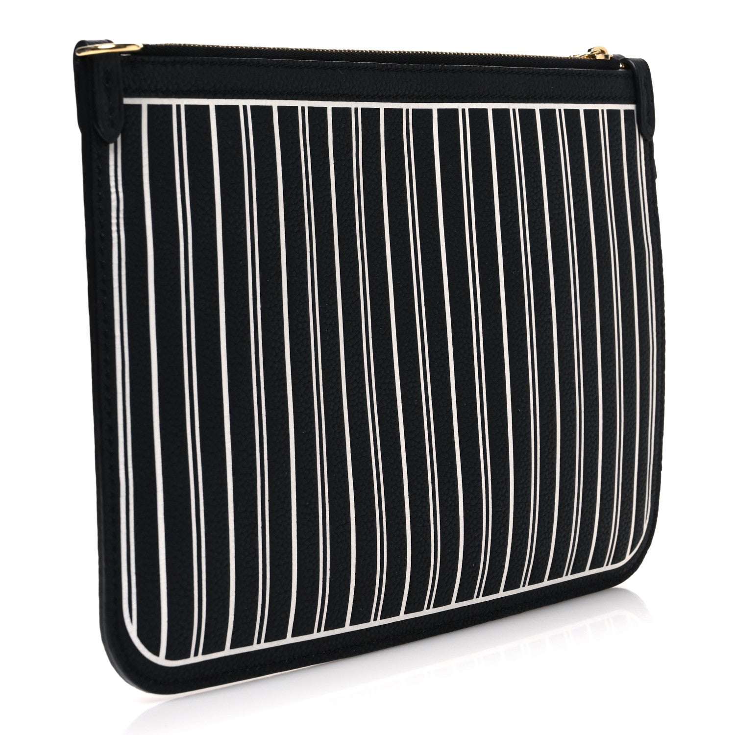 Louis Vuitton Calfskin Neverfull Inside Out MM Pochette Black 3 of 6