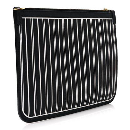 Louis Vuitton Calfskin Neverfull Inside Out MM Pochette Black 3 of 6