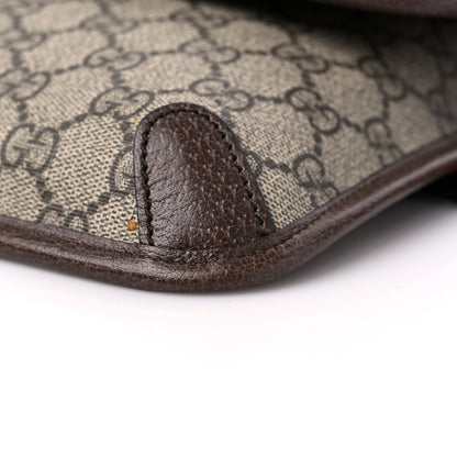 Gucci GG Supreme Monogram Neo Vintage Web Belt Bag Brown 10 of 12