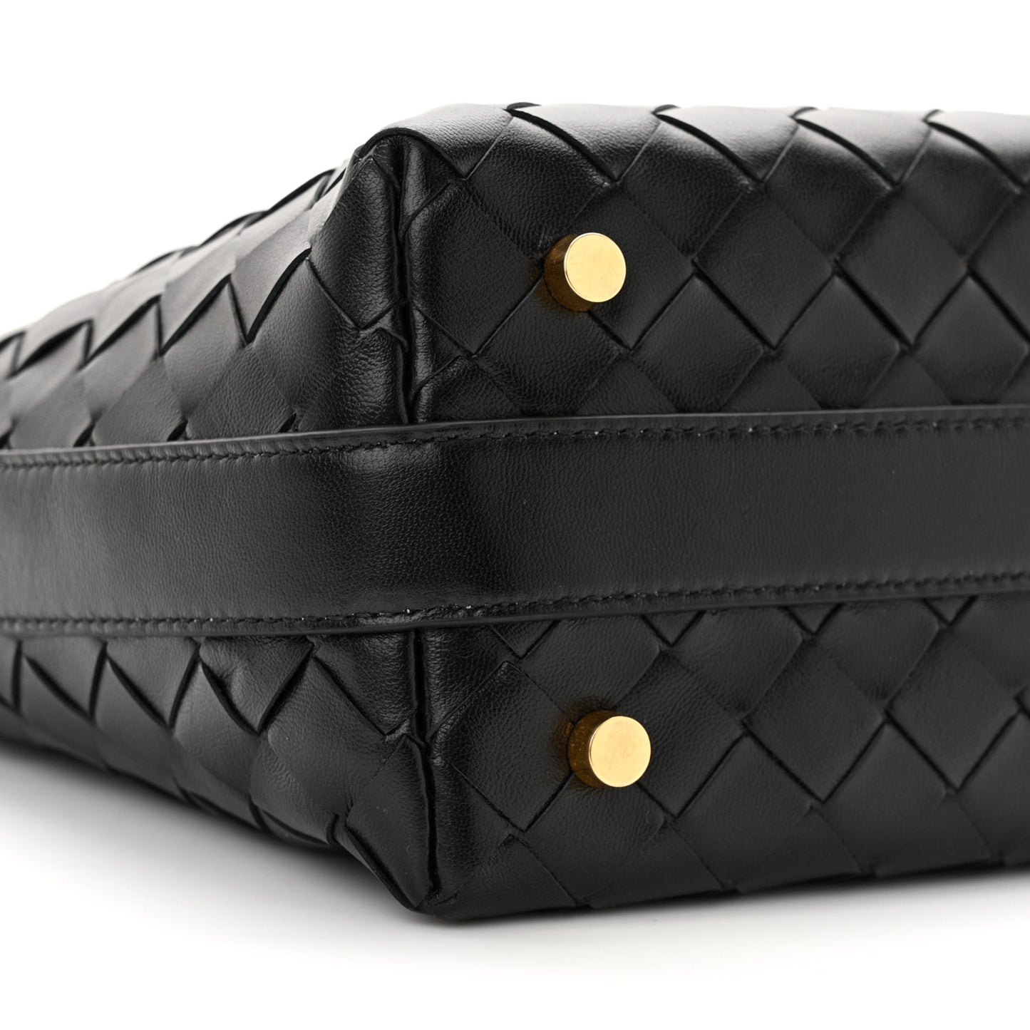 Calfskin Nappa Intrecciato Mini Wallace Black