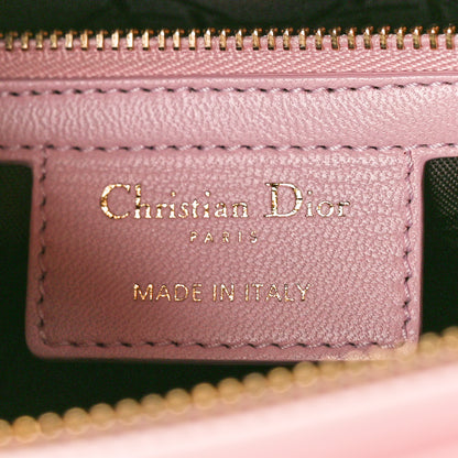 Christian Dior Lambskin Cannage Medium Lady Dior Light Pink 6 of 8
