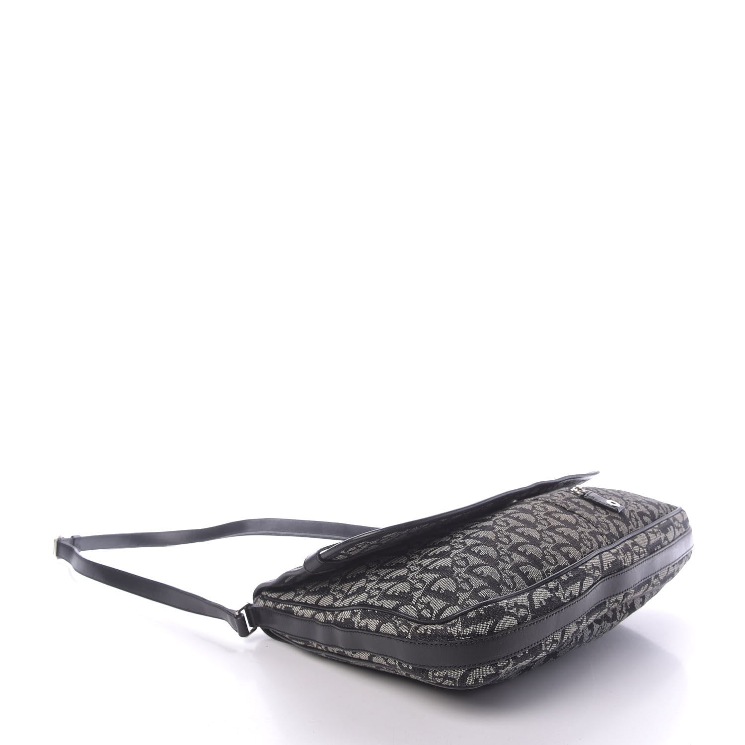 Christian Dior Monogram Flap Messenger Navy Blue 4 of 12