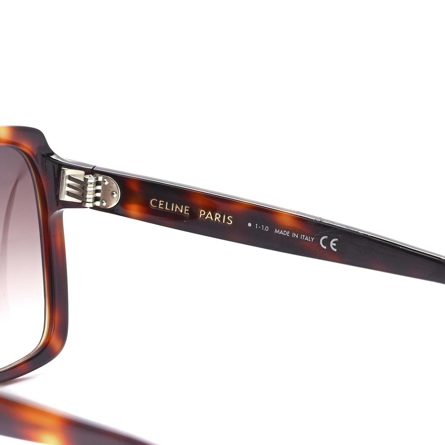 Celine Acetate Oversized Square Sunglasses CL401461 Tortoise 6 of 7
