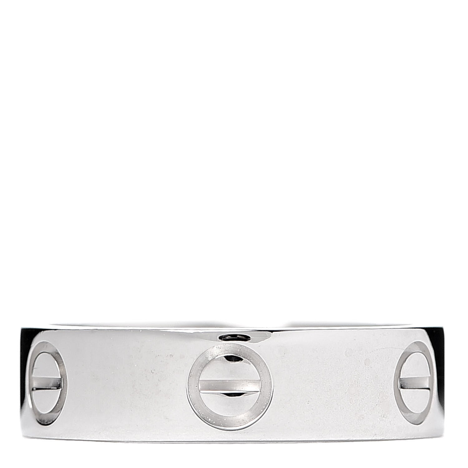 Cartier 18K White Gold 5.5mm LOVE Ring 57 8 3 of 5