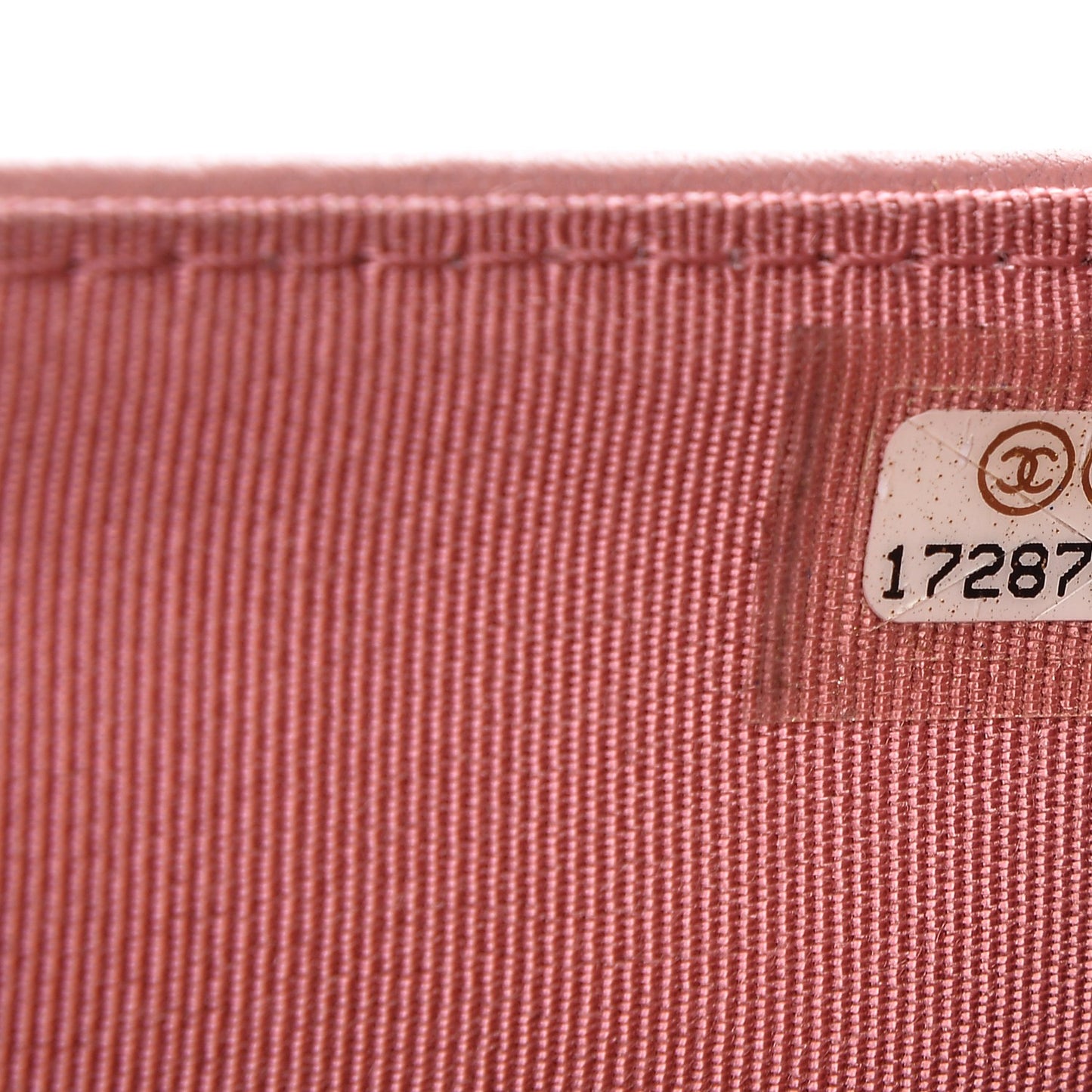 Lambskin Quilted Yen Wallet Pink