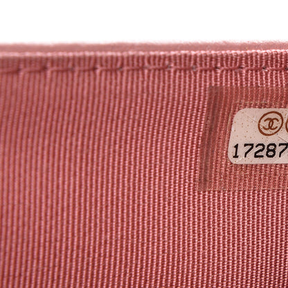 Chanel Lambskin Quilted Yen Wallet Pink 8 of 11