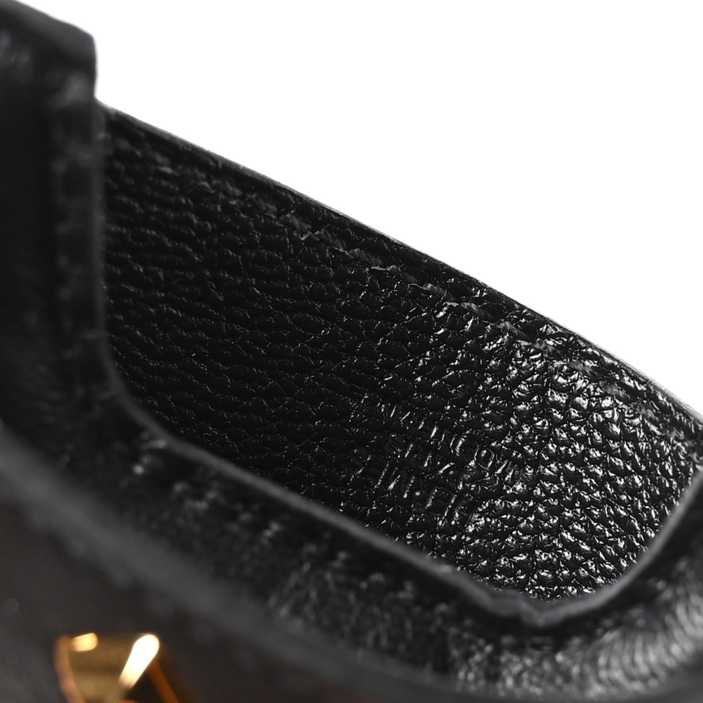 Milo Lambskin Studded Grigri Rodeo Robeo Rock Horse Bag Charm PM Black