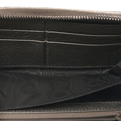 Gucci Metallic Pebbled Calfskin Soho Zip Around Wallet Sasso 5 of 11