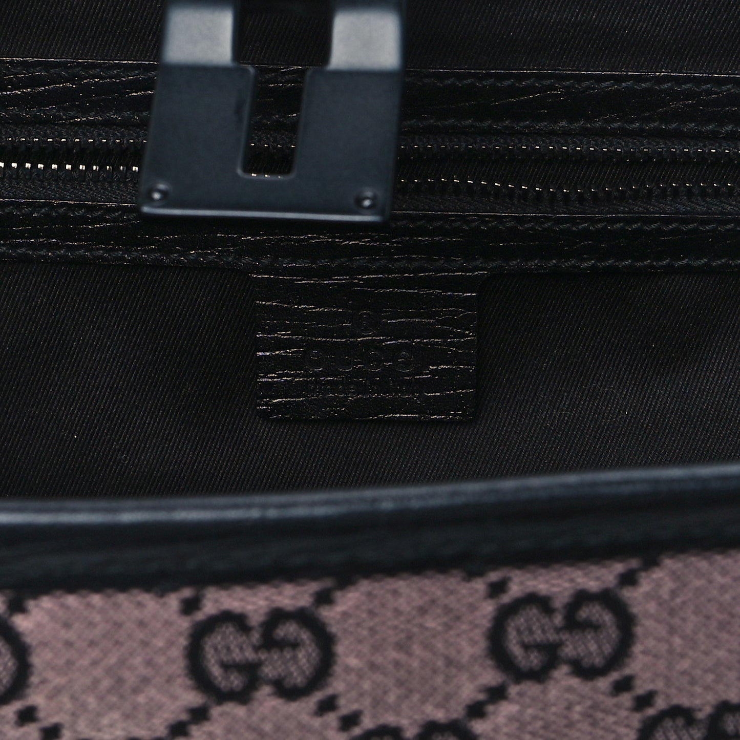 Monogram Bamboo Bullet Bag Black