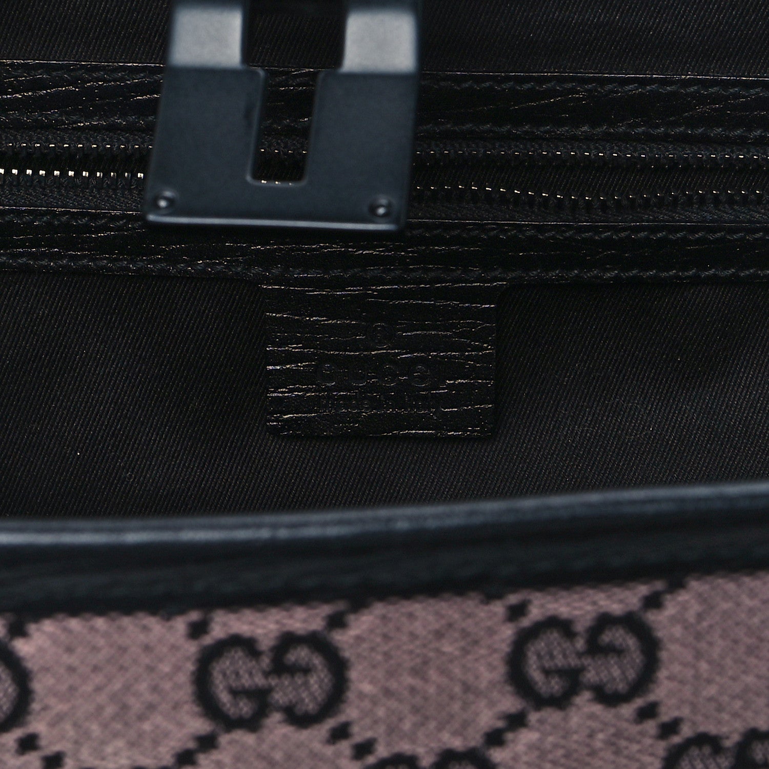 Gucci Monogram Bamboo Bullet Bag Black 6 of 11