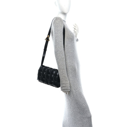 Bottega Veneta Nappa Maxi Intreccio Padded Cassette Crossbody Bag Black 2 of 12