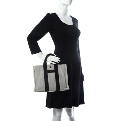 Hermes Buffle Skipper Toile Tote Black 2 of 8