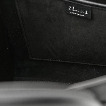 Celine Drummed Calfskin Nano Luggage Black 11 of 11