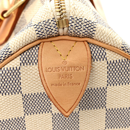 Louis Vuitton Damier Azur Speedy 30 6 of 13