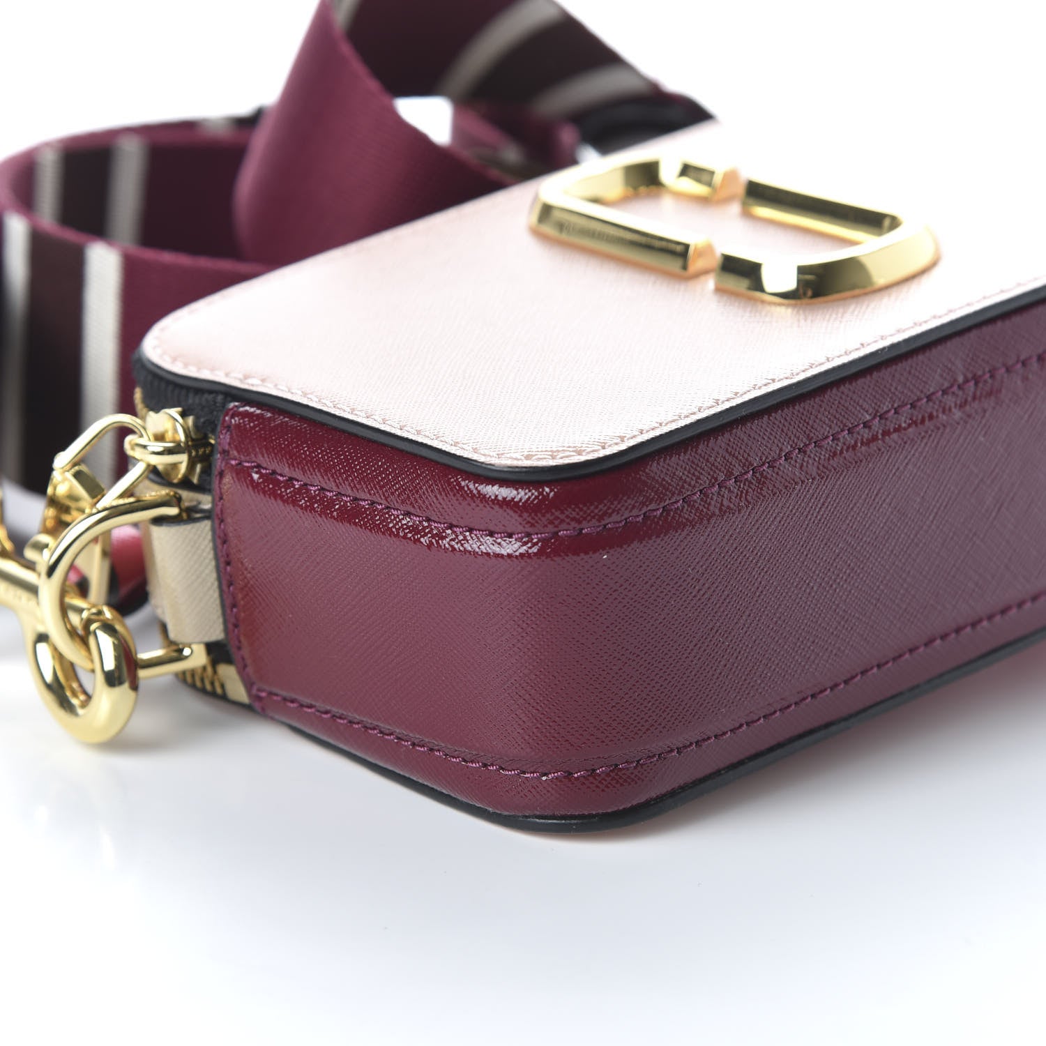 Marc Jacobs Saffiano Small Snapshot Camera Bag Rose Multicolor 6 of 9