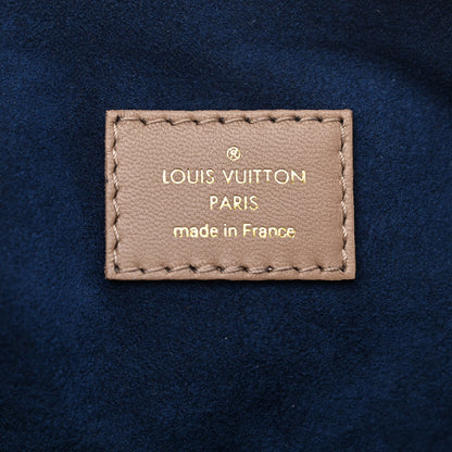 Louis Vuitton Lambskin Embossed Monogram Coussin MM Taupe 8 of 11